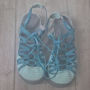 Jambu Blue and Gray Outdoor Sandals